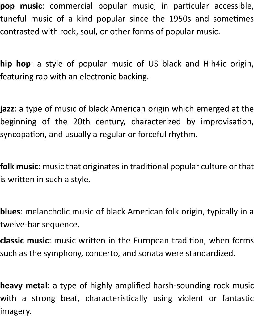 music and creation exercise
